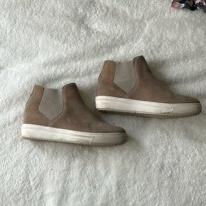 STEVE MADDEN shoe | leather bootie | size: 8 | lightly worn